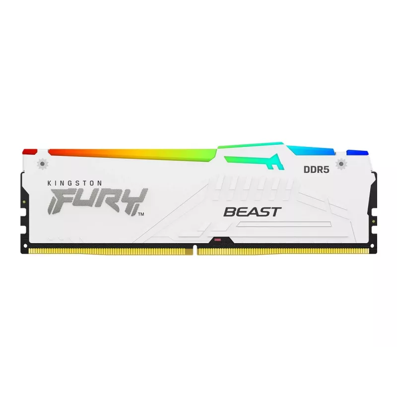 Kingston FURY Beast RGB KF552C40BWAK2-16 DDR5-5200 16GB (2x8GB) sada, CL40, biela
