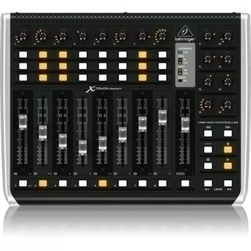 Behringer X-TOUCH COMPACT MIDI klávesnica USB čierna