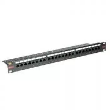 ROLINE Cat. 6 / Class E 48,30cm (19) patch panel, 24P, nestienený, čierny (26.11.0362)