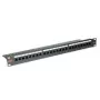 ROLINE Cat. 6 / Class E 48,30cm (19) patch panel, 24P, nestienený, čierny (26.11.0362)