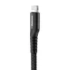 Baseus špirálový kábel Lightning 1 m 2A (čierna)