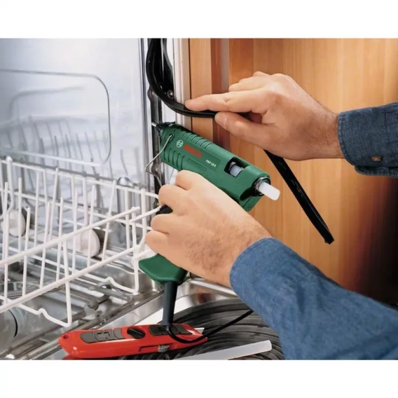 Bosch PKP 18 E Pištoľ na horúce lepidlo Zelená
