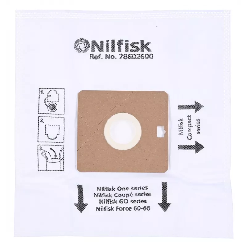 Vrecká do vysávača Nilfisk DUST BAG SYNTH ONE GO AND COUPE