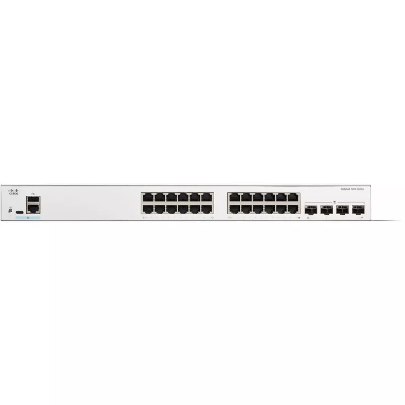 Managed switch Cisco Catalyst 1200-24T-4G 24 portov GE 4x1GE SFP