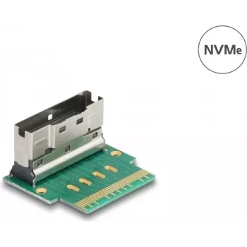Adaptér DELOCK Interný SFF-8654 na SFF-8654 (konektor samec), model 64179, tenký SAS 8i 90°