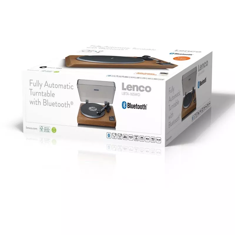 Gramofón Lenco LBTA-165 drevo s Bluetooth konektivitou