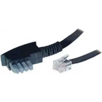 Kábel S/CONN ShiverPeaks TC70170 10m TAE-N RJ12 čierny transparentný