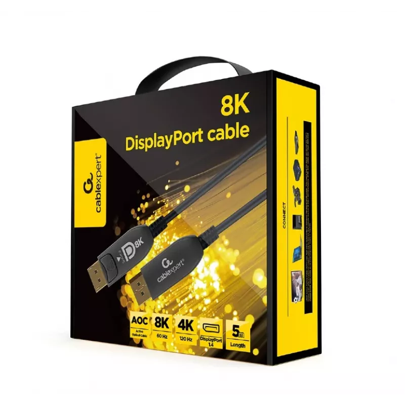 Kábel 8K DisplayPort AOC Premium 5m
