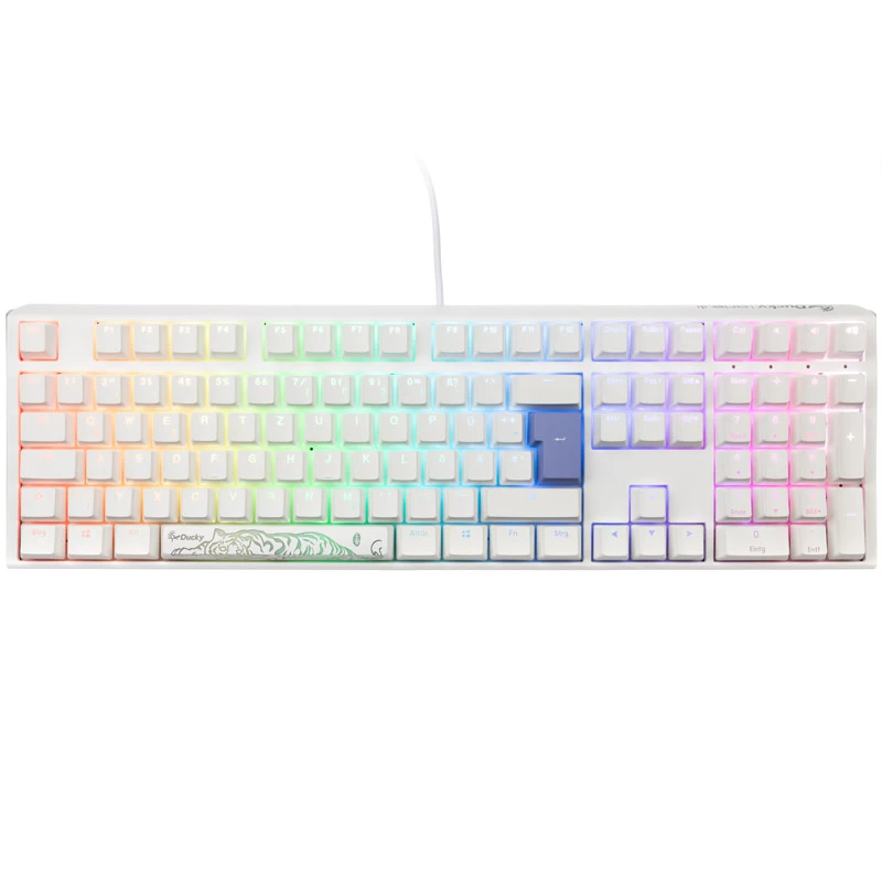Ducky One 3 Classic Pure White klávesnica USB nemecká biela (DKON2108ST-PDEPDPWWWSC1)