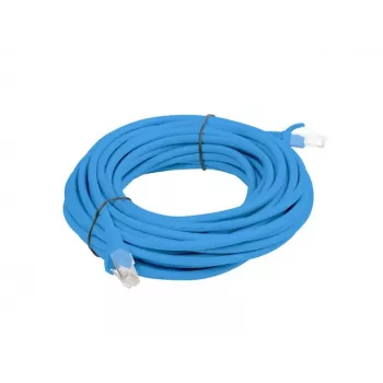 LANBERG sieťový kábel RJ-45 Cat5e U/UTP 5 m, CCA vodič, modrý
