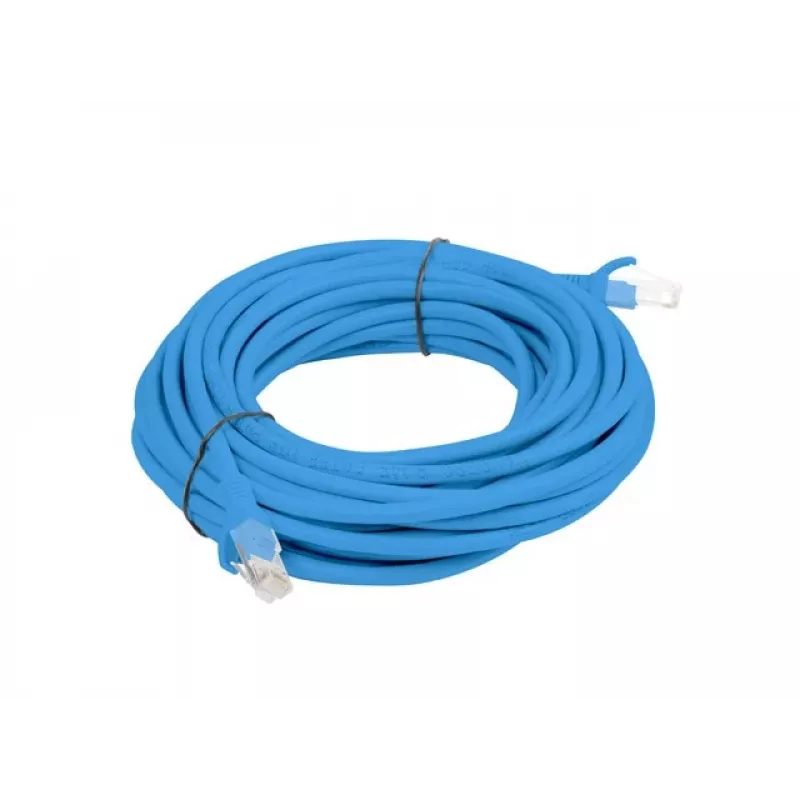 LANBERG sieťový kábel RJ-45 Cat5e U/UTP 5 m, CCA vodič, modrý