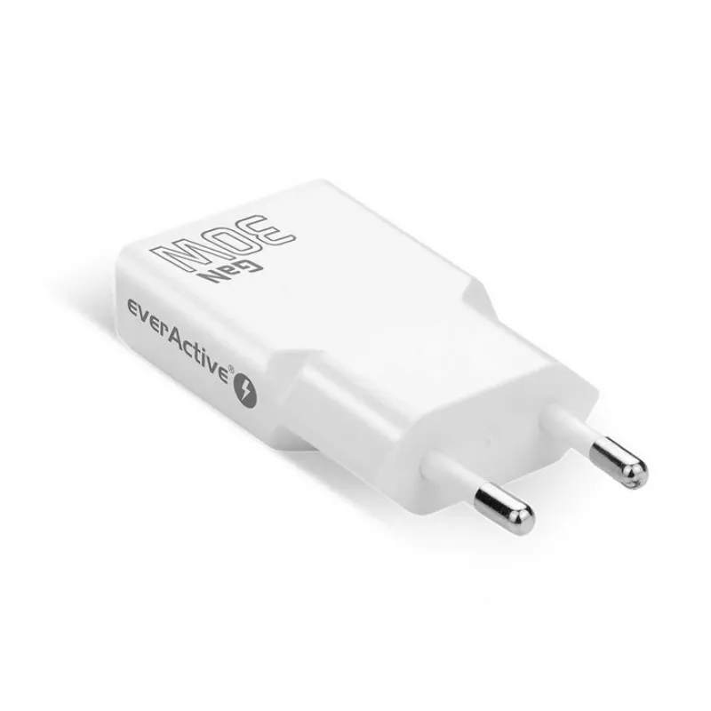 Napájací zdroj everActive SC-385Q Super slim QC 4 Fast Charging — USB rýchlonabíjačka, kompaktný dizajn