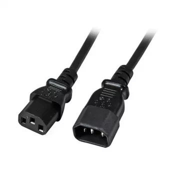 EFB-Elektronik IEC predlžovací kábel C14 180° - C13 180°, čierny, 3,0 m, 3 x 1,00 mm² výrobca: EFB Elektronik (EK503.3)