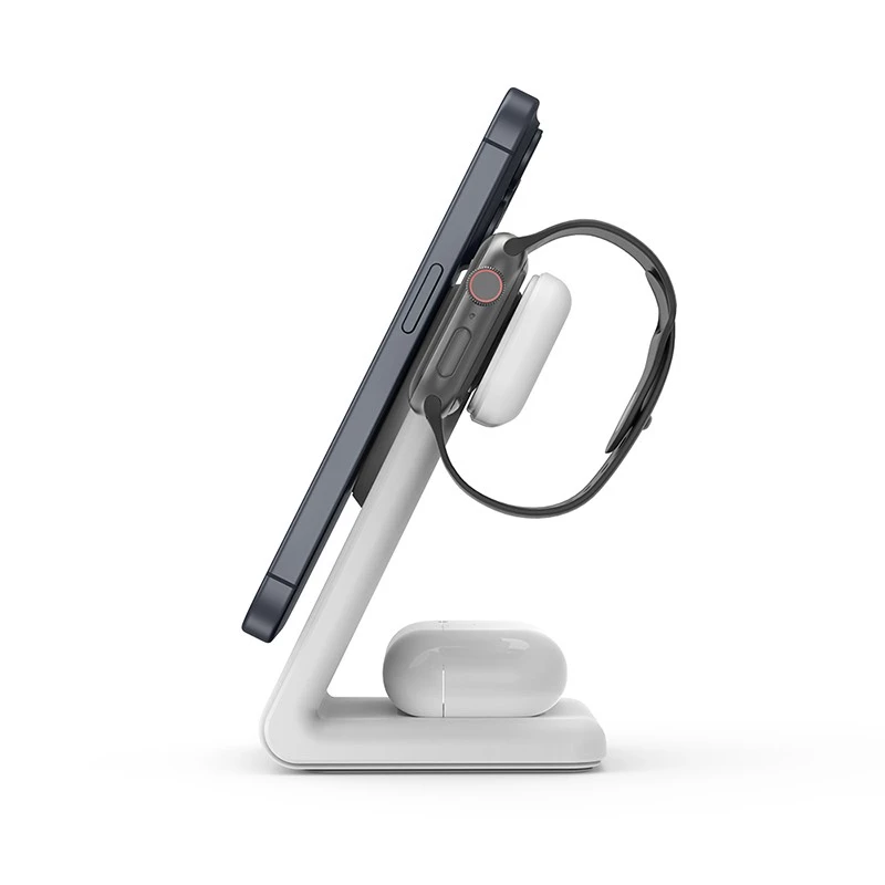 3-in-1 bezdrôtová nabíjačka MagSafe pre iPhone, Apple Watch a AirPods Crong