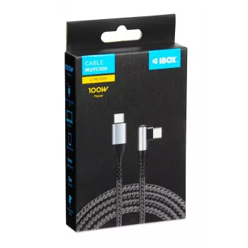 iBox IKUTC100 USB kábel USB 2.0 2 m USB C čierny