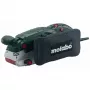 Metabo BAE 75. Pásová brúska, zásobník na prach typ vákuový vak. Výkon 1010 W, hmotnosť 4,7 kg, rozmer brúsnej dosky (ŠxH) 75 x 533 mm, upínací systém