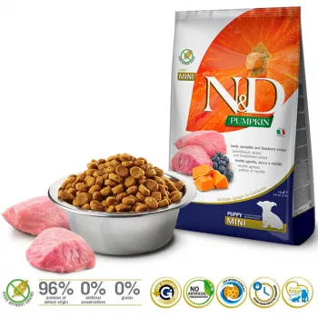 FARMINA N&D Pumpkin Mini Puppy – suché krmivo pre psov – 2,5 kg