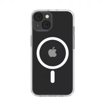 Puzdro SheerForce MagSafe antimikrobiálne pre iPhone 13, transparentné