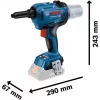 Bosch 0 601 9K5 001 nitovacia pištoľ čierna, zelená 3,2,4,4,8,5,0,5,6 mm 16000 kN