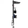 Ergo Office ER-300 B stolová priečka / organizér, 1295 x 242 x 726 mm, oceľ, max. zaťaženie 10 kg, čierna