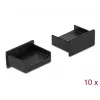 Krytka proti prachu pre USB Type-A konektor samica DeLOCK 64102 čierna 10 kusov