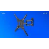 Savio UTV-03 TV držiak/stojan 139,7 cm (55) čierny