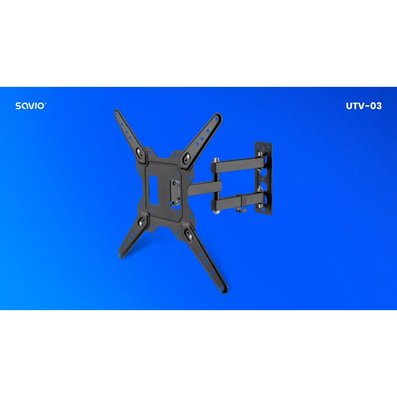 Savio UTV-03 TV držiak/stojan 139,7 cm (55) čierny