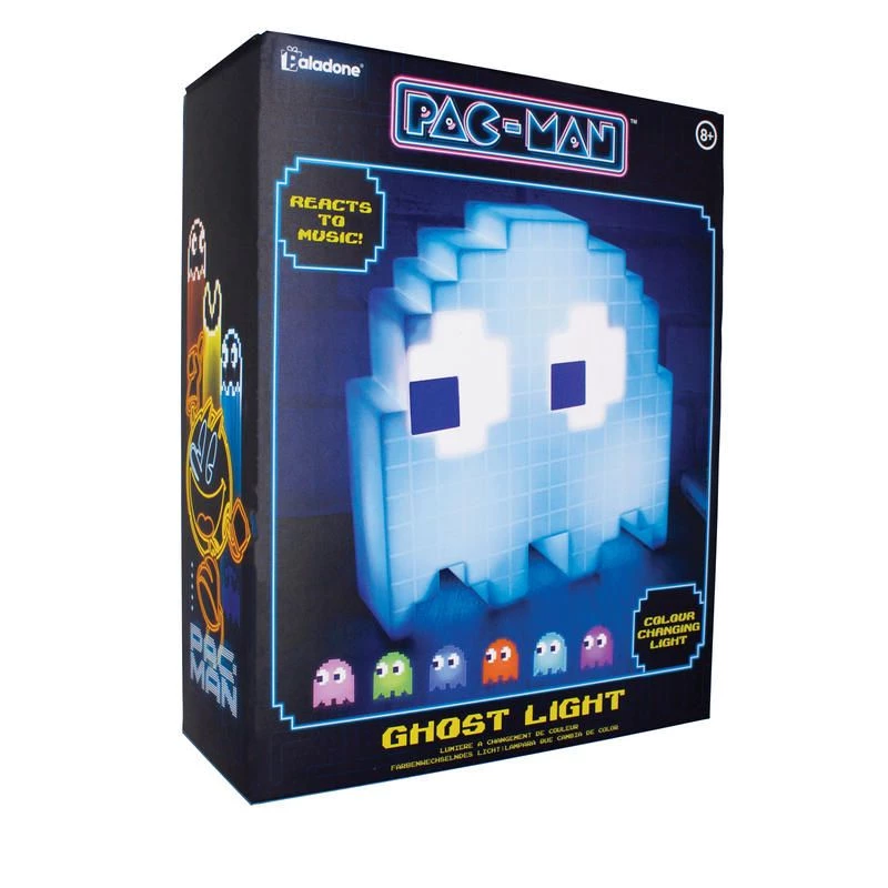 Stolná LED lampa Paladone Ghost Light PP4336PMV3 v dizajne Pac-Man