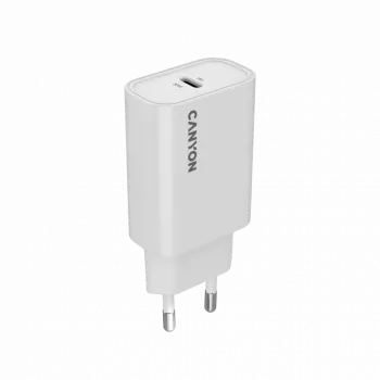 CANYON nabíjačka OnCharge 30CL Max Power 30W 1xPD EU biela