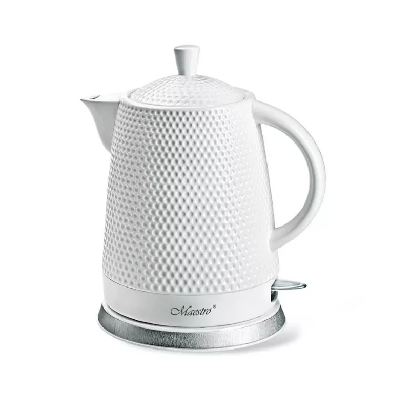 Maestro MR-069-WHITE Keramická elektrická kanvica, 1,5 L, 1500 W, biela