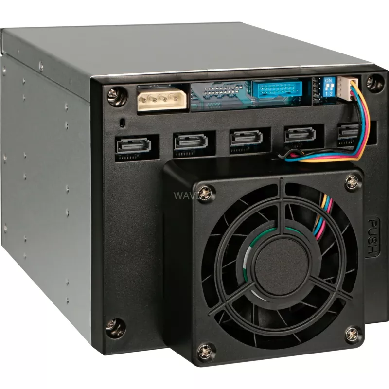 Modul klietky na disky Chenbro SK33502 s 5 pozíciami 3,5 palca, hot-swap SAS/SATA, čierny