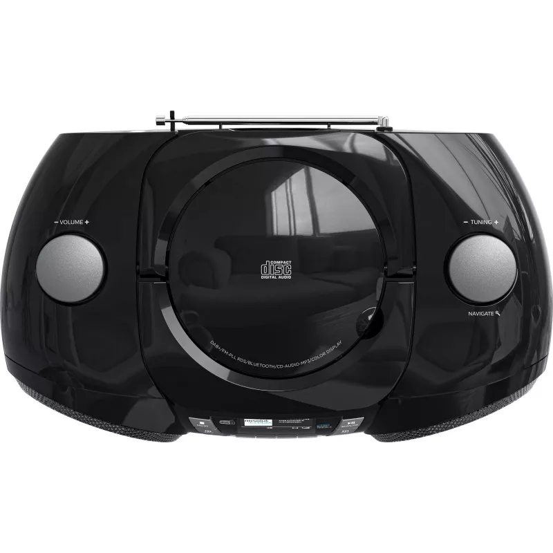 Sencor SPT 6510DB prenosný boombox DAB+, CD/MP3/USB/SD, Bluetooth 5.3, FM RDS, 16 W, čierny