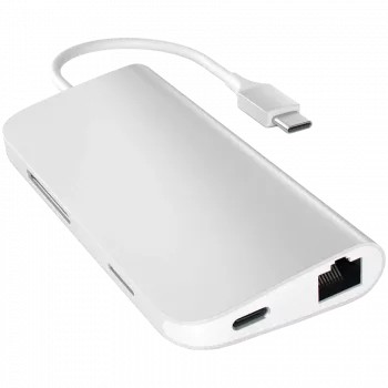 Satechi USB-C Multiport Adapter 8K s Ethernet V3 space grey (ST-P8KEM)