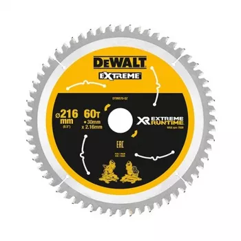 Kotúč píly DeWALT XR FlexVolt 216 mm x 30 mm 60Z
