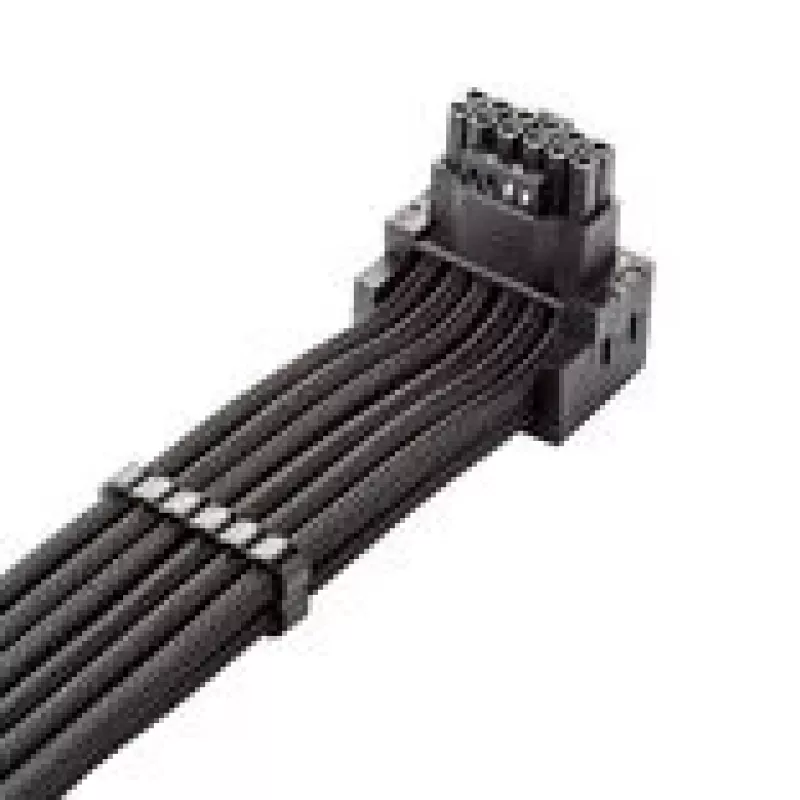 CableMod C-Series Pro prepojovací kábel - variant A, 90°, 16-Pin na 4x8-Pin PCIe, čierny