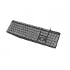 Drôtová Full-Size klávesnica NATEC NKL-1507 USB QWERTY US International sivá/čierna, 105 klávesov, numerický blok