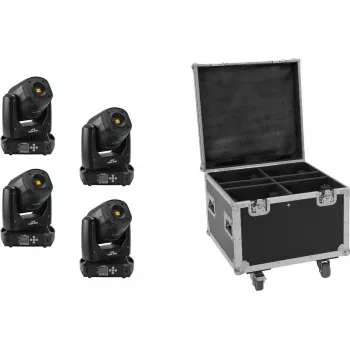 LED sada EUROLITE TMH-S90 4x s transportným kufrom — EUROLITE TMH-S90 4 jednotky