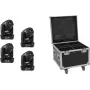 LED sada EUROLITE TMH-S90 4x s transportným kufrom — EUROLITE TMH-S90 4 jednotky