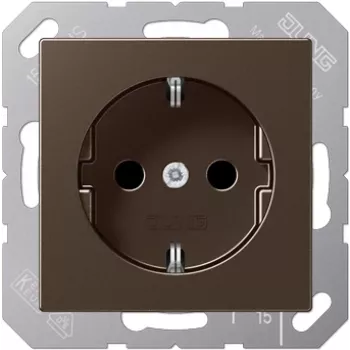 JUNG JG SCHUKO zásuvka 16A 250V A A1520MOmokka