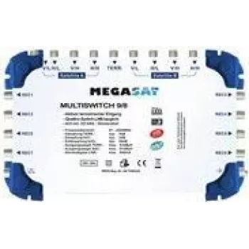 Satelitný multiswitch Megasat 0600151 9 vstupov 8 výstupov