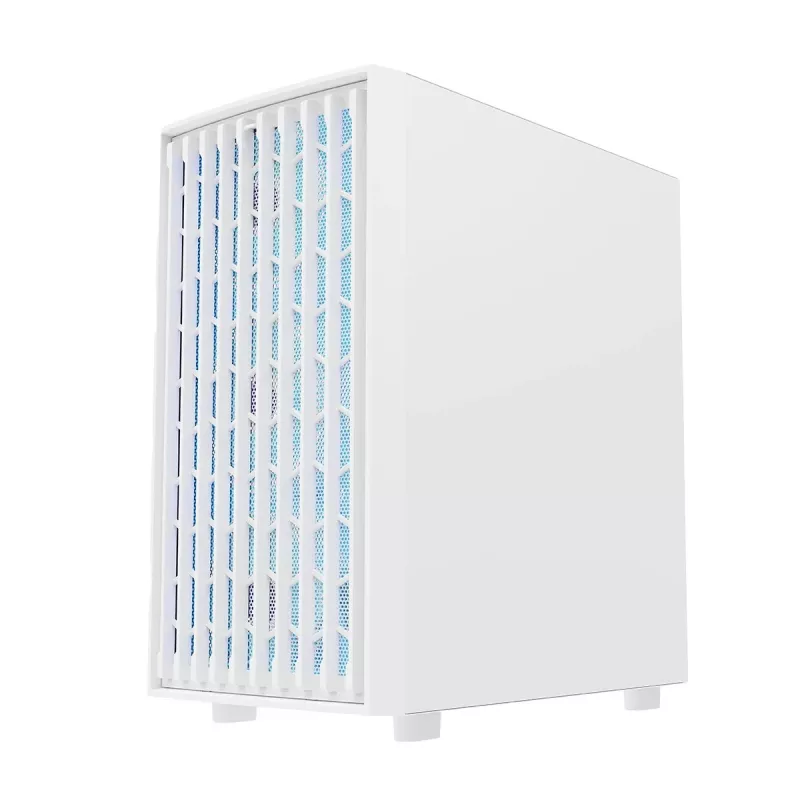 MODECOM BREEZE ARGB Flow MIDI PC skriňa, ATX, USB 3.0 ×2 + USB-C, biela