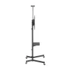 Nástenný držiak SBOX FS-401-2 pre 37–70 palcové displeje, nosnosť 45 kg, doska 600×400 mm