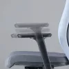 Up Up Athene ergonomická kancelárska stolička čierna, sivá + modrá látka