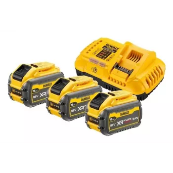Sada batérie a nabíjačky DeWalt DCB118X3 — Li‑Ion 9 Ah batéria s nabíjačkou