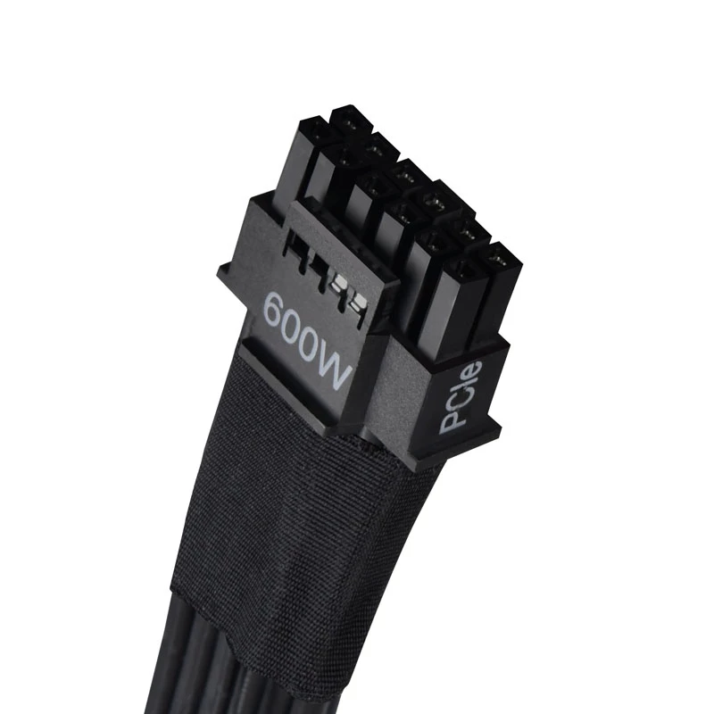 SilverStone SST-PP14-90 kábel 12VHPWR, 90 stupňov, 650 mm, čierny