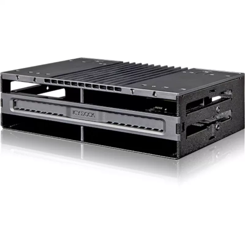 ICY DOCK - MB024SP-B - flexiDOCK bezrámový 4x 2,5 SAS/SATA SSD/HDD výmenný rám pre 5,25 šachtu