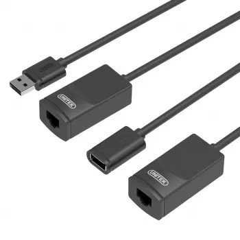 Sieťový kábel UNITEK Y-UE01001 dok/port replikátor USB 3.0 60 m čierny