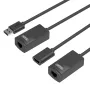 Sieťový kábel UNITEK Y-UE01001 dok/port replikátor USB 3.0 60 m čierny