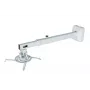 Nástenný držiak AVTEK WallMount Next 1200 — oceľ, biely, teleskopický, 360° otočný, naklápateľný ±42°, max. zaťaženie 20 kg