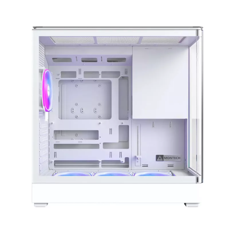 PC skriňa Montech KING 45 PRO (W) — biela Midi-Tower pre Micro-ATX / Mini-ITX